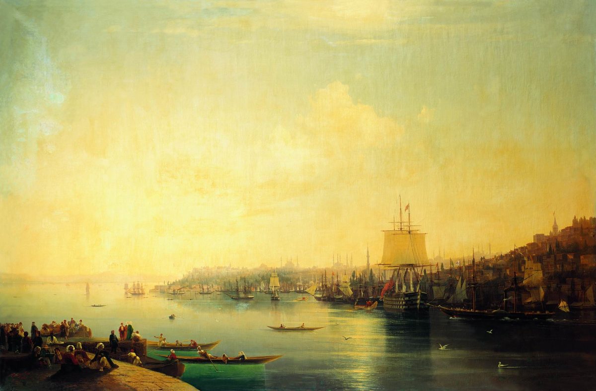 Иван Айвазовский вид Константинополя 1849